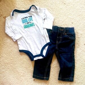 Carters 9 month baby boy outfit